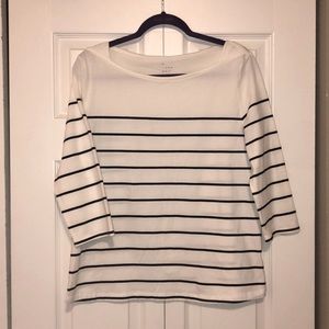 Black and white stripped shirt